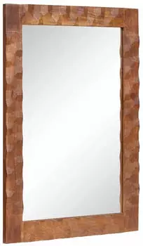 vidaXL Badezimmerspiegel Akazienholz braun 50x70x2,5cm (4017931)