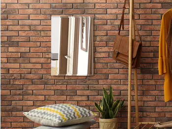 Mirrors and More Sofia Wandspiegel Facettenschliff 40x60cm, rechteckig, silber (88358710-0)