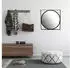 Wohnling Wandspiegel Rund Metall Schwarz 54x54cm (WL7.100)