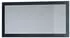 Vladon Lima Wandspiegel rechteckig Schwarz Hochglanz 110x52cm