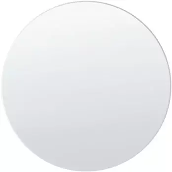 Beliani Annemasse Runder Wandspiegel Metall Silber 80cm (Annemasse)