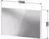 Duravit D-Code Spiegel mit LED Beleuchtung DC7078049490000