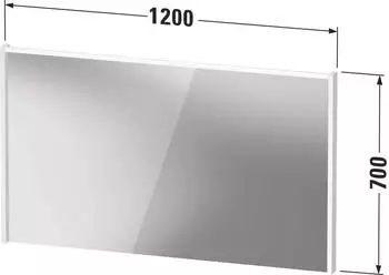 Duravit D-Code Spiegel mit LED Beleuchtung DC7079043430000
