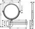 Hansgrohe Rasierspiegel Axor Universal Circular 42849140