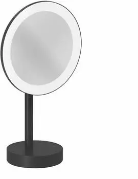 Kludi VELA R LED-Kosmetikspiegel freistehend mattschwarz 5899539F