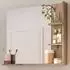 Inn.Furn Tomaso Badspiegel mit Ablage Eiche 79x73cm