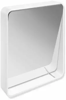 Hewi System 800 Kippspiegel pulverbeschichtet wei&szlig; tiefmatt 580x680mm (8000110160DX)