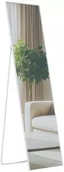 CLP Benicia Standspiegel & Wandspiegel Ganzk&ouml;rper wei&szlig; matt 140x40cm (326034)