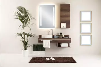 Mirrors and More Lina LED-Lichtspiegel Wandspiegel rechteckig 50x70cm (40-81590100)