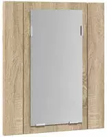 vidaXL LED-Bad-Spiegelschrank Sonoma-Eiche 40x12x45 cm Acryl