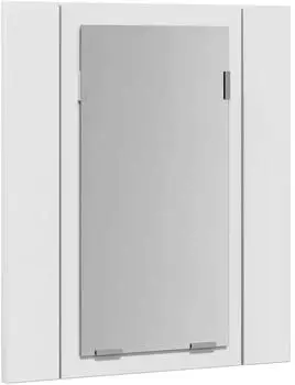 vidaXL LED-Bad-Spiegelschrank Wei&szlig; 40x12x45cm Acryl (804948)