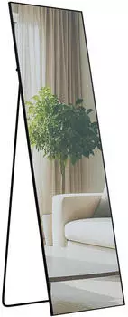 CLP Benicia Ganzk&ouml;rperspiegel Stand-/Wandspiegel schwarz-matt 150x50cm (326017)