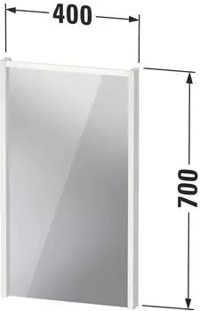 Duravit D-Code Spiegel mit LED Beleuchtung DC7075043430000