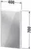 Duravit D-Code Spiegel mit LED Beleuchtung DC7075049490000
