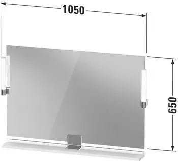 Duravit Sivida Spiegel 1050x650x36 LED mit Dimmfunktion SV74230BD550000