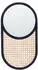 Beliani Baleal Ovaler Wandspiegel Rattan Naturfarben 30x56cm (Baleal)