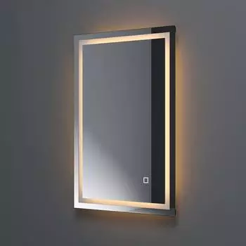 doporro LED-Spiegel-02 Badspiegel 50x70cm dimmbar Touch Beschlagfrei (LED-Spiegel-02)