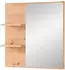 Innostyle BARI Garderobenspiegel MDF, Artisan Eiche Nachbildung, 78x80x17cm