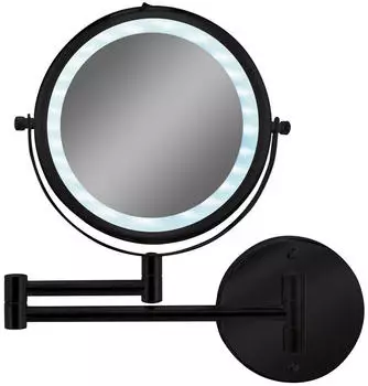 Kleine Wolke Brilliant Mirror LED-Lichtspiegel schwarz 26x28,5cm (74075332-0)