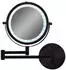 Kleine Wolke Brilliant Mirror LED-Lichtspiegel schwarz 26x28,5cm (74075332-0)