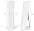 Costway Ganzkörperspiegel 2-in-1 Stand/Wand Holzrahmen 37x155cm, Weiß