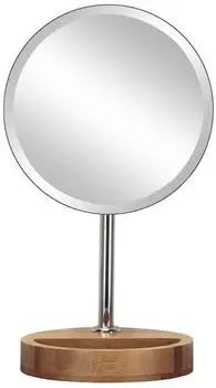 Kleine Wolke Timber Mirror Kosmetikspiegel Bambus, rund, 17x30.5cm (5884202886)