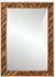 vidaXL Wandspiegel mit Ablage Glas Braun 70x50x3cm (4018947)
