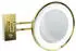 Decor Walther BS 36 Wand-Kosmetikspiegel LED 3-fach Vergrößerung, gold (0122120)