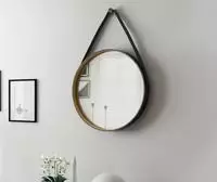 Talos Badspiegel "Golden Style" Durchmesser: 55 cm