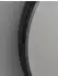 Talos Golden Style Runder Wandspiegel Ø55cm Schwarz Aluminiumrahmen