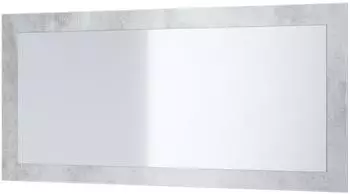 Vladon Lima V1 Wandspiegel Beton Oxid Optik, 89x45cm (800000580461)