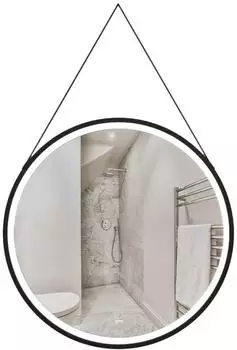 Home Deluxe FIANA LED-Badspiegel rund, &Oslash; 60cm, Antibeschlag, 3 Lichtfarben (38W)