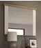 Inn.Furn Mirano Garderobenspiegel Weiß Lärche / Eiche Artisan 82cm