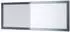 Vladon Lima V3 Wandspiegel, rechteckig, grau hochglanz (139x55cm)