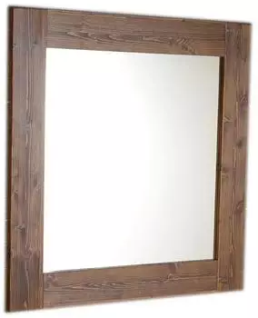 Sapho Brand Spiegel im Holzrahmen, quadratisch 80x80cm (BA051S)