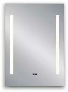 Mirrors and More Ilonka LED-Wandspiegel mit Zeitanzeige, rahmenlos (81790100)