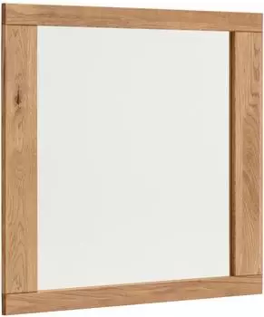 MCA Furniture Greno Spiegel Massivholzrahmen Wildeiche 80x74cm (63815747-0)