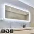 Home Deluxe NOLA LED-Badezimmerspiegel rechteckig 120x70cm 38W (NOLA)