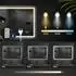 CLP Jaffrey Badspiegel LED dimmbar Bluetooth-Lautsprecher Anti-Beschlag IP44 (327302)