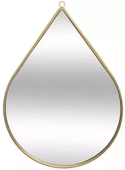 Atmosphera Goutte Wandspiegel Metall gold 21x29cm (ATM-169334)
