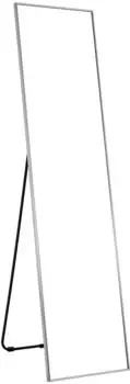 Costway Ganzk&ouml;rperspiegel 3-in-1 Stand- und Wandspiegel 160x40cm, silber
