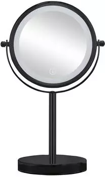 Kleine Wolke Bright Mirror LED-Kosmetikspiegel 5-fach, schwarz (73294216-0)