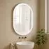 CLP Karishma Badspiegel LED 70x50cm, Anti-Beschlag, dimmbar, Bluetooth (326289)