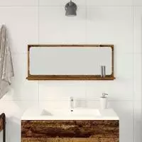 vidaXL Spiegelablage Altholz 90 x 10,5 x 37 cm Holzwerkstoff