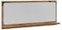 vidaXL Spiegelablage mit Regal, Altholz-Optik, 90x10,5x37cm (862526)