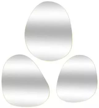 Atmosphera LIDA Spiegel-Set, organisch, gold, 3-teilig
