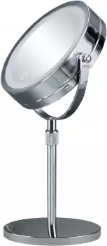 Kleine Wolke Level Mirror LED-Kosmetikspiegel 7-fach, chrom, stehend