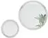 Vladon Globe Set runde Wandspiegel mit MDF-Rahmen, sandgrau hochglanz, Ø 50 & 80cm (50027543)