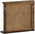 Woodkings Cancun Wandspiegel mit Ablage, Massivholz, 70x65cm (A2301)