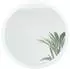 Vladon Globe Wandspiegel rund, MDF-Rahmen, weiß matt, 80cm (50027534)